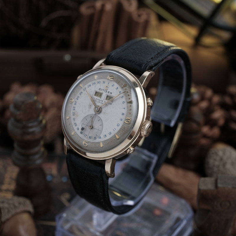 Citizen Citizen - Triple Calendar - No reserve price - 1307083 - Men - 1950-1959 vintage watch - image 2