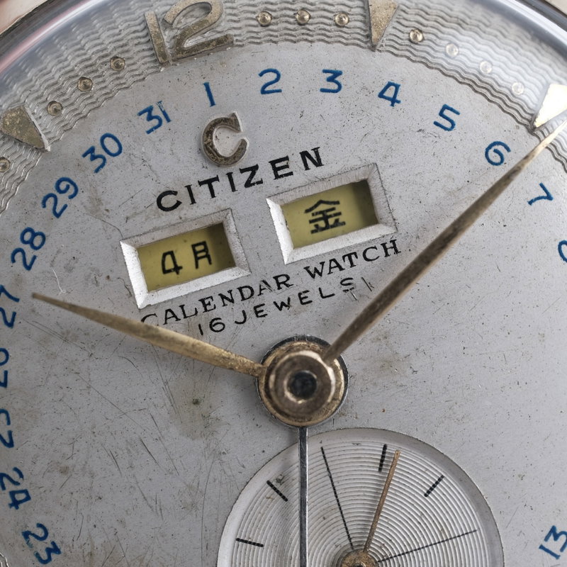 Citizen Citizen - Triple Calendar - No reserve price - 1307083 - Men - 1950-1959 vintage watch - image 8