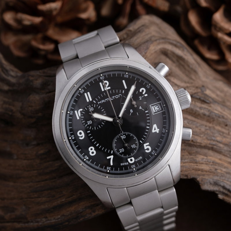 Hamilton Hamilton - Khaki Field Chronograph - Sin precio de reserva - H685820 - Hombre - 2000 - 2010 vintage watch - image 2