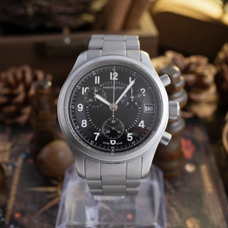 Hamilton Hamilton - Khaki Field Chronograph - Sin precio de reserva - H685820 - Hombre - 2000 - 2010 vintage watch - image 13