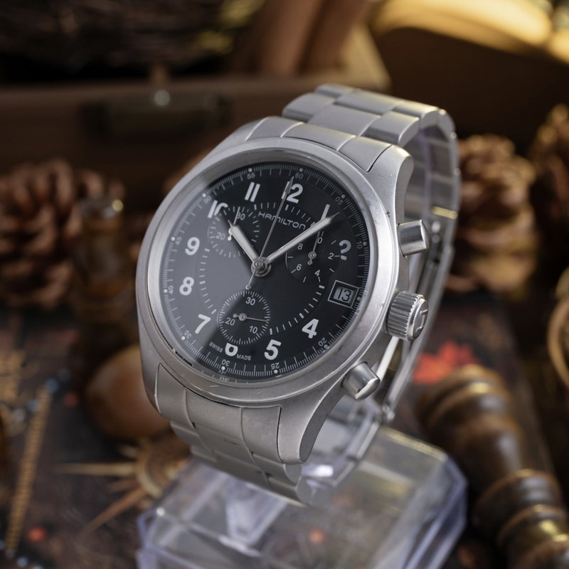 Hamilton Hamilton - Khaki Field Chronograph - Sin precio de reserva - H685820 - Hombre - 2000 - 2010 vintage watch - image 15