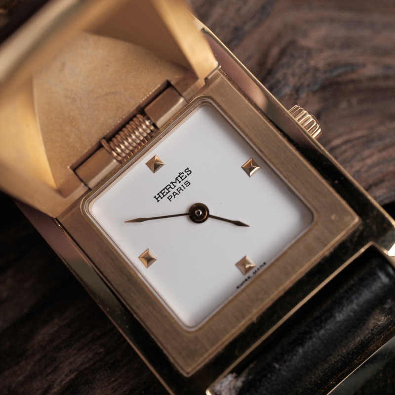 Hermès Hermès - Médor - ME1.201 - Kvinder - 1990 vintage watch - image 9