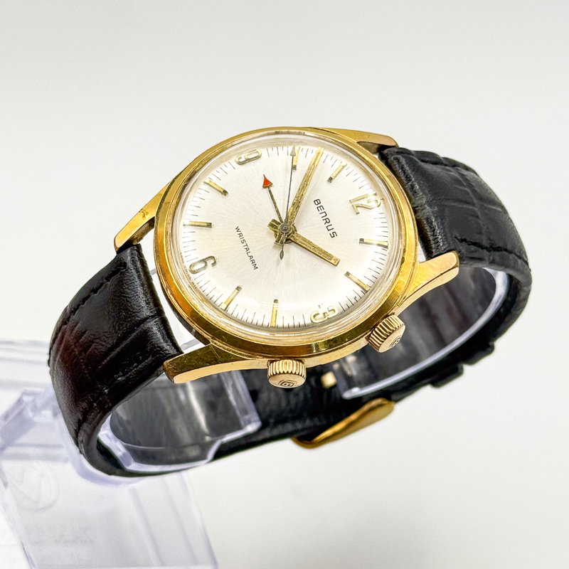 Benrus Benrus - Wristalarm "14k Gold Electroplate" - No reserve price - BEN1IJPNWW000 - Men - 1960-1969 vintage watch - image 9