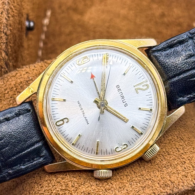 Benrus Benrus - Wristalarm "14k Gold Electroplate" - No reserve price - BEN1IJPNWW000 - Men - 1960-1969 vintage watch - image 25