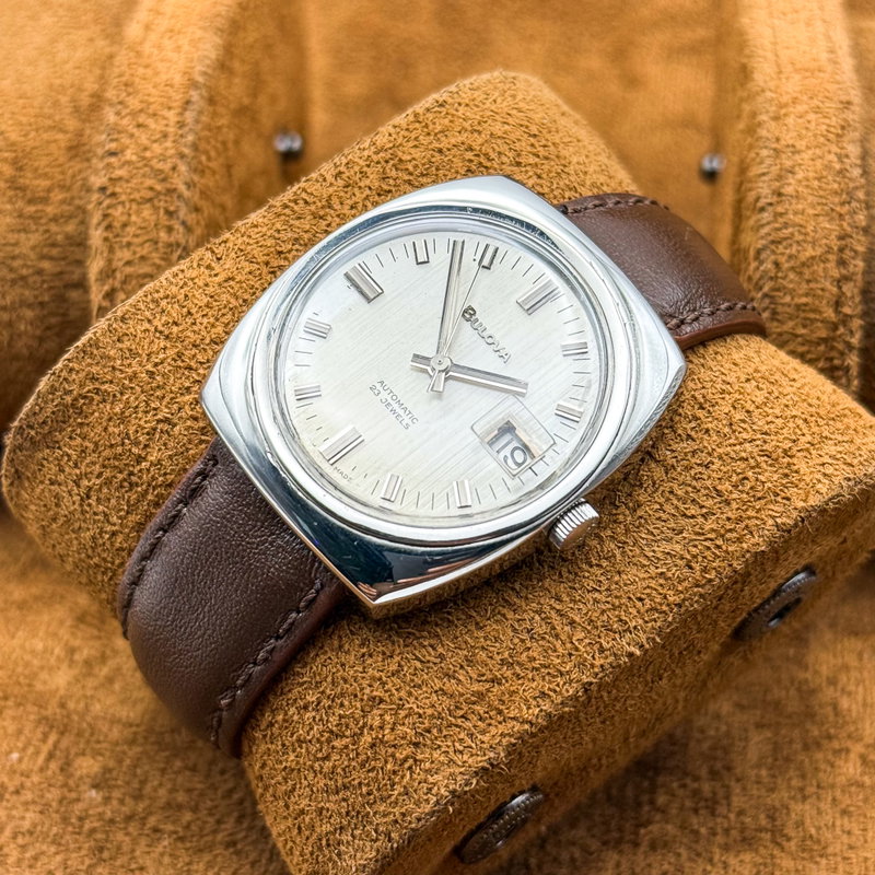 Bulova Bulova - "Linen dial" - No reserve price - 687 - Men - 1968 vintage watch - image 10