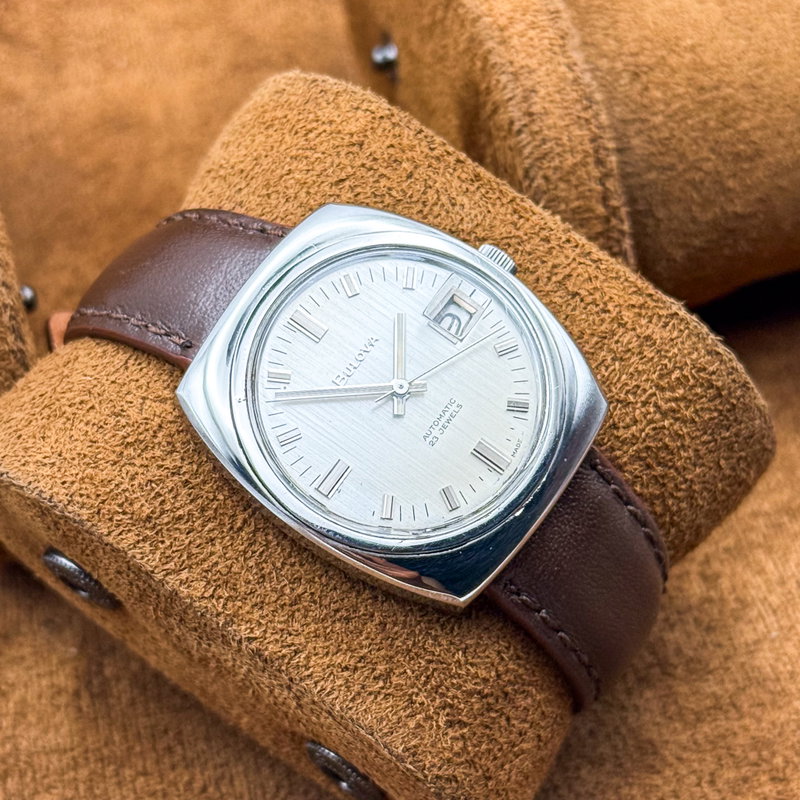 Bulova Bulova - "Linen dial" - No reserve price - 687 - Men - 1968 vintage watch - image 11