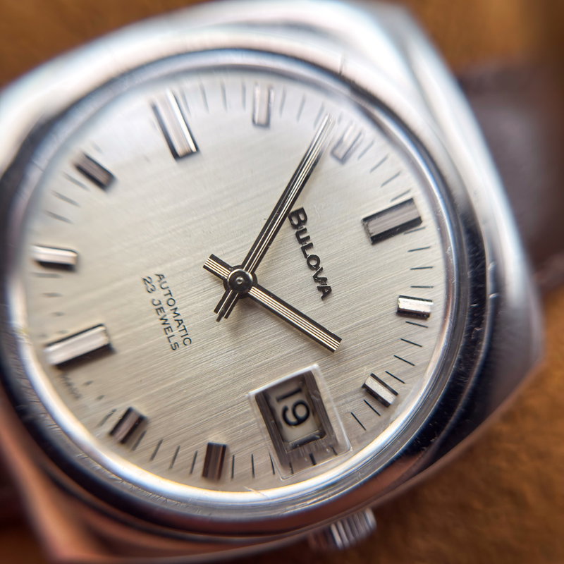 Bulova Bulova - "Linen dial" - No reserve price - 687 - Men - 1968 vintage watch - image 15