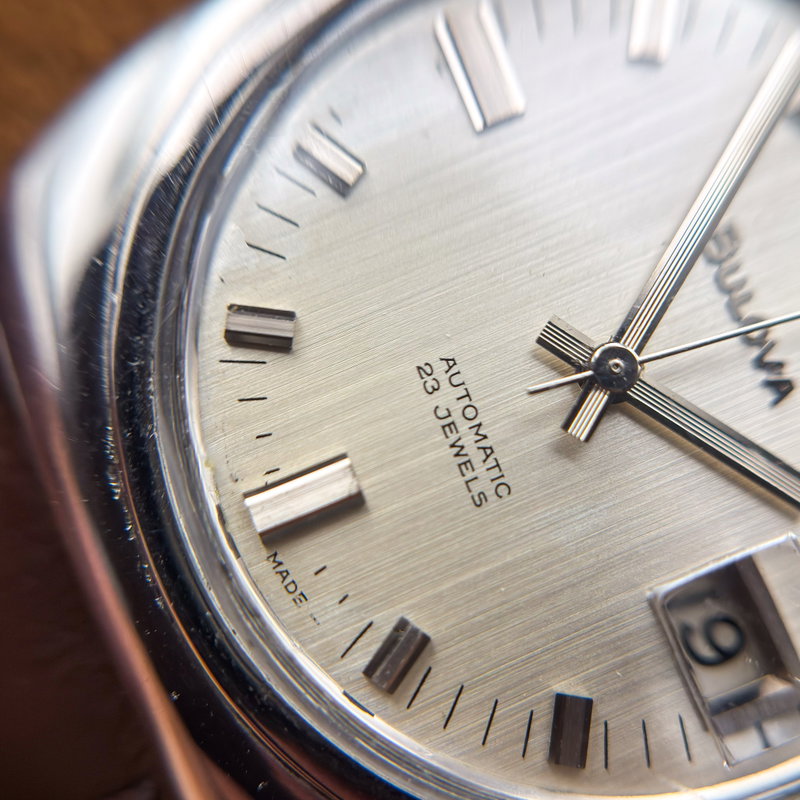 Bulova Bulova - "Linen dial" - No reserve price - 687 - Men - 1968 vintage watch - image 17