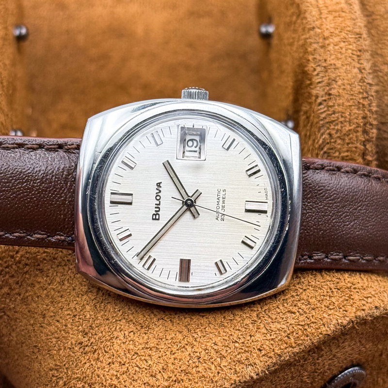 Bulova Bulova - "Linen dial" - No reserve price - 687 - Men - 1968 vintage watch - image 20