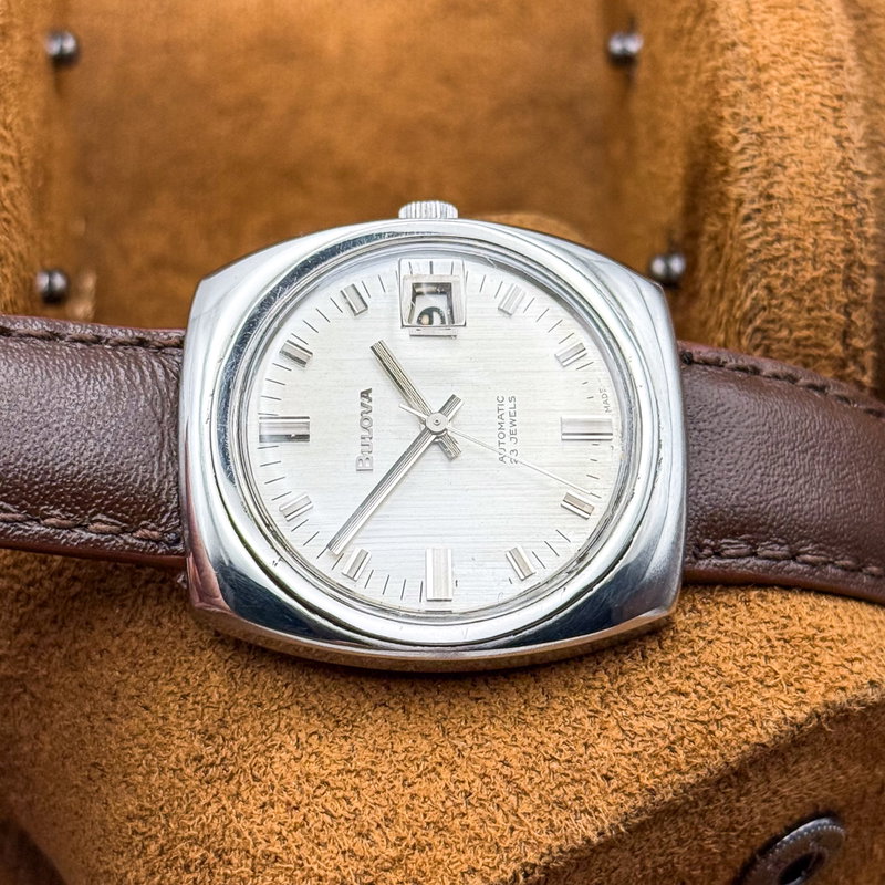 Bulova Bulova - "Linen dial" - No reserve price - 687 - Men - 1968 vintage watch - image 21