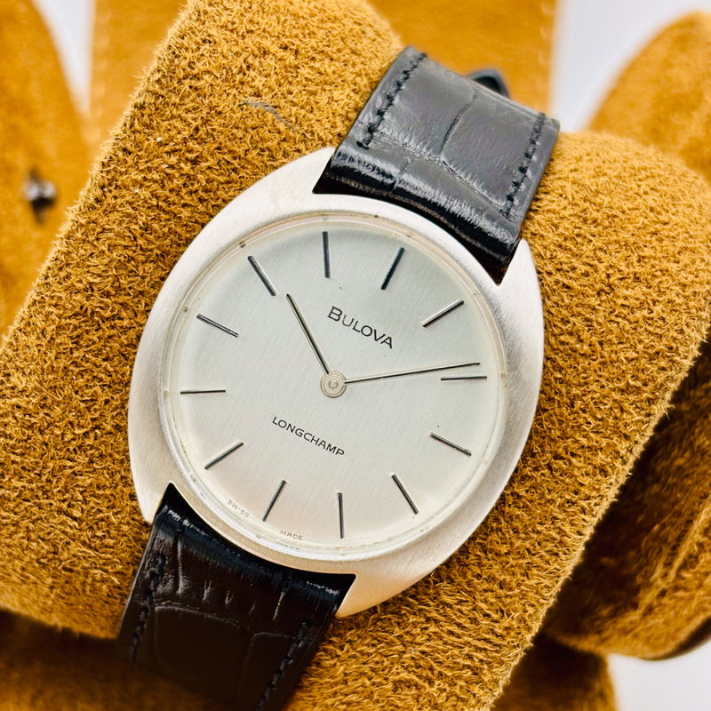 Bulova Bulova - Longchamp - No reserve price - Caliber 11 ANC - Men - 1977 vintage watch - image 5