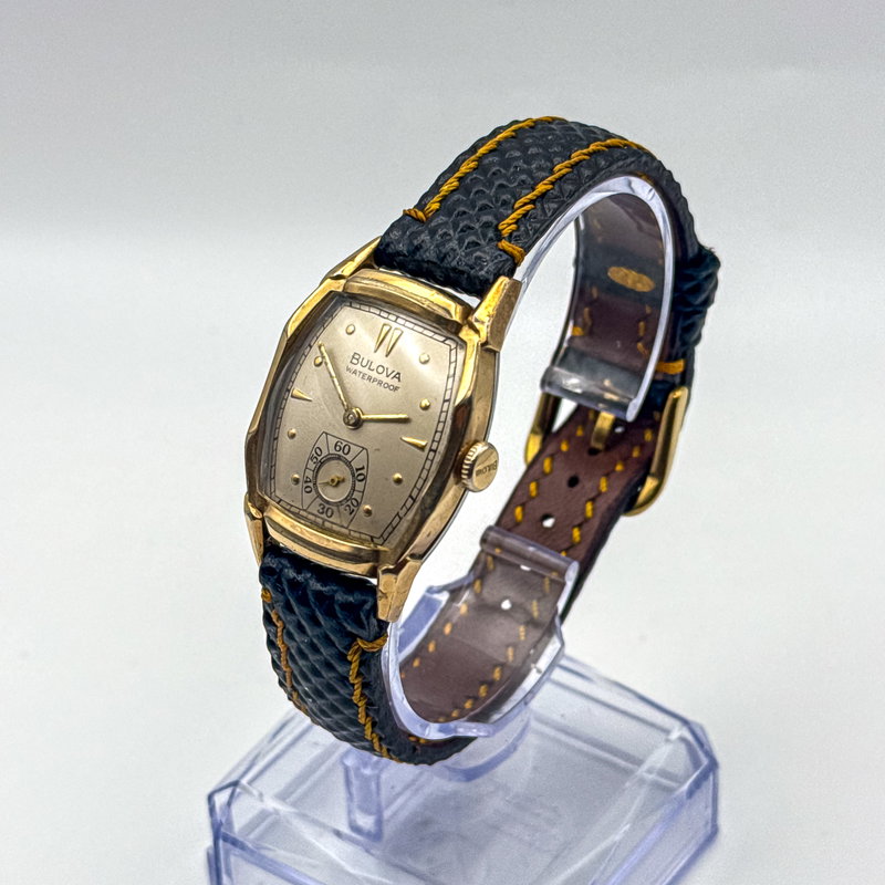 Bulova Bulova - Tonneau "Art Deco" 10K RGP - No reserve price - 6069662 - Men - 1952 vintage watch - image 2