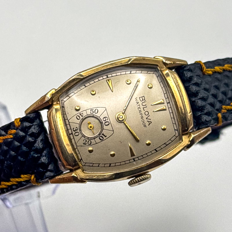 Bulova Bulova - Tonneau "Art Deco" 10K RGP - No reserve price - 6069662 - Men - 1952 vintage watch - image 8