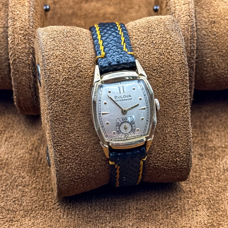 Bulova Bulova - Tonneau "Art Deco" 10K RGP - No reserve price - 6069662 - Men - 1952 vintage watch - image 12