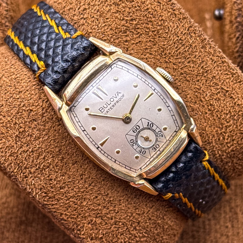 Bulova Bulova - Tonneau "Art Deco" 10K RGP - No reserve price - 6069662 - Men - 1952 vintage watch - image 13