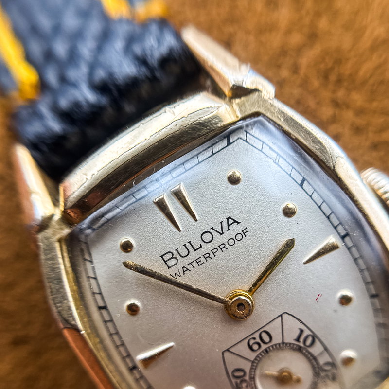 Bulova Bulova - Tonneau "Art Deco" 10K RGP - No reserve price - 6069662 - Men - 1952 vintage watch - image 17