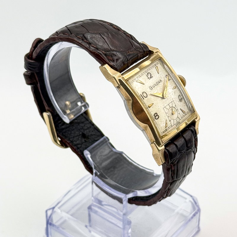 Bulova Bulova - [Art Deco] "10K GOLD-FILLED BZ" - No Reserve Price - Men - 1948 vintage watch - image 6