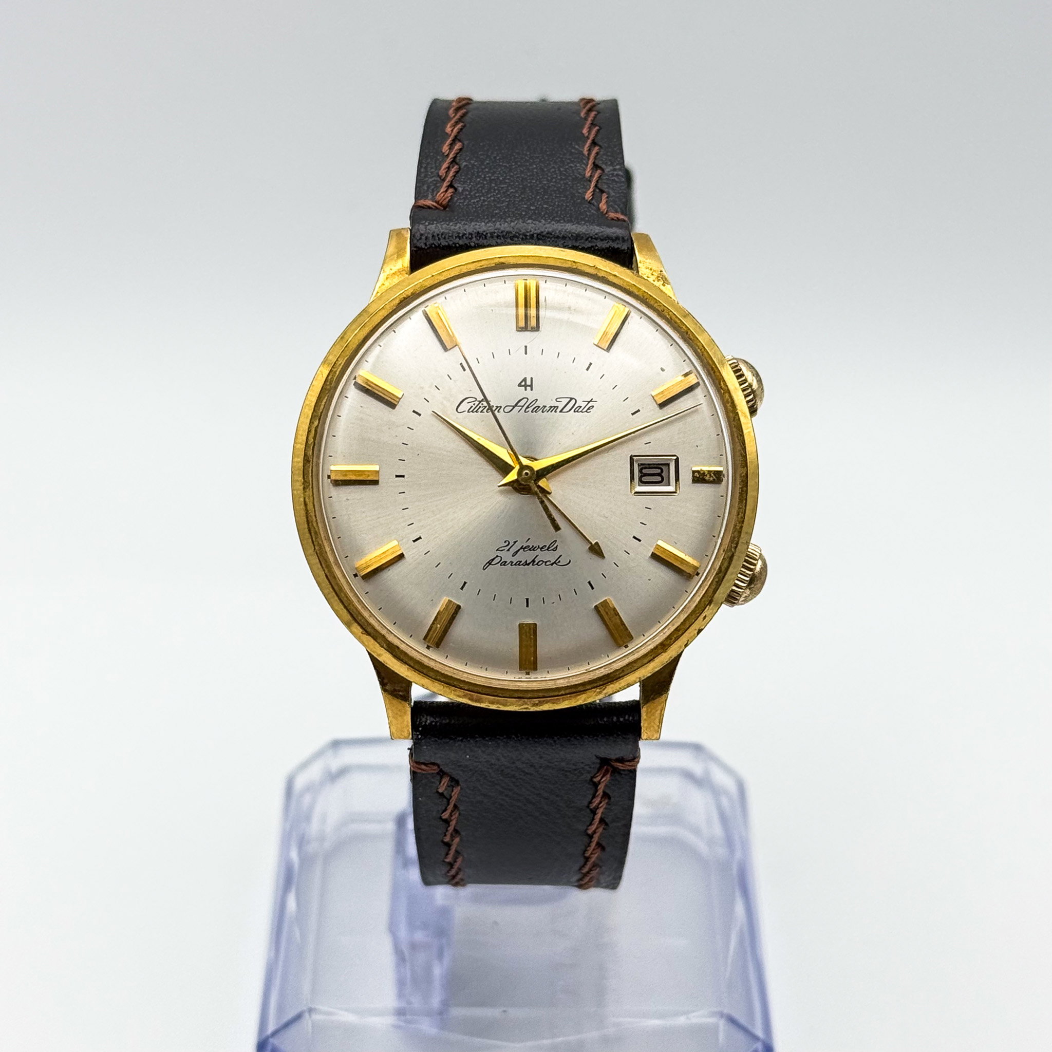 Citizen - Alarm Date 4H 金鏡 (Kinkyō) – Golden Mirror - No reserve price - ALD15701 - Men - 1965