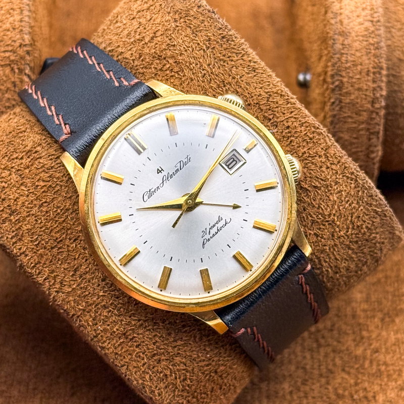 Citizen Citizen - Alarm Date 4H 金鏡 (Kinkyō) – Golden Mirror - No reserve price - ALD15701 - Men - 1965 vintage watch - image 14