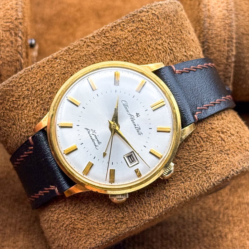 Citizen Citizen - Alarm Date 4H 金鏡 (Kinkyō) – Golden Mirror - No reserve price - ALD15701 - Men - 1965 vintage watch - image 16