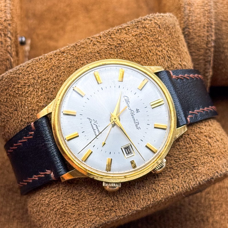 Citizen Citizen - Alarm Date 4H 金鏡 (Kinkyō) – Golden Mirror - No reserve price - ALD15701 - Men - 1965 vintage watch - image 17