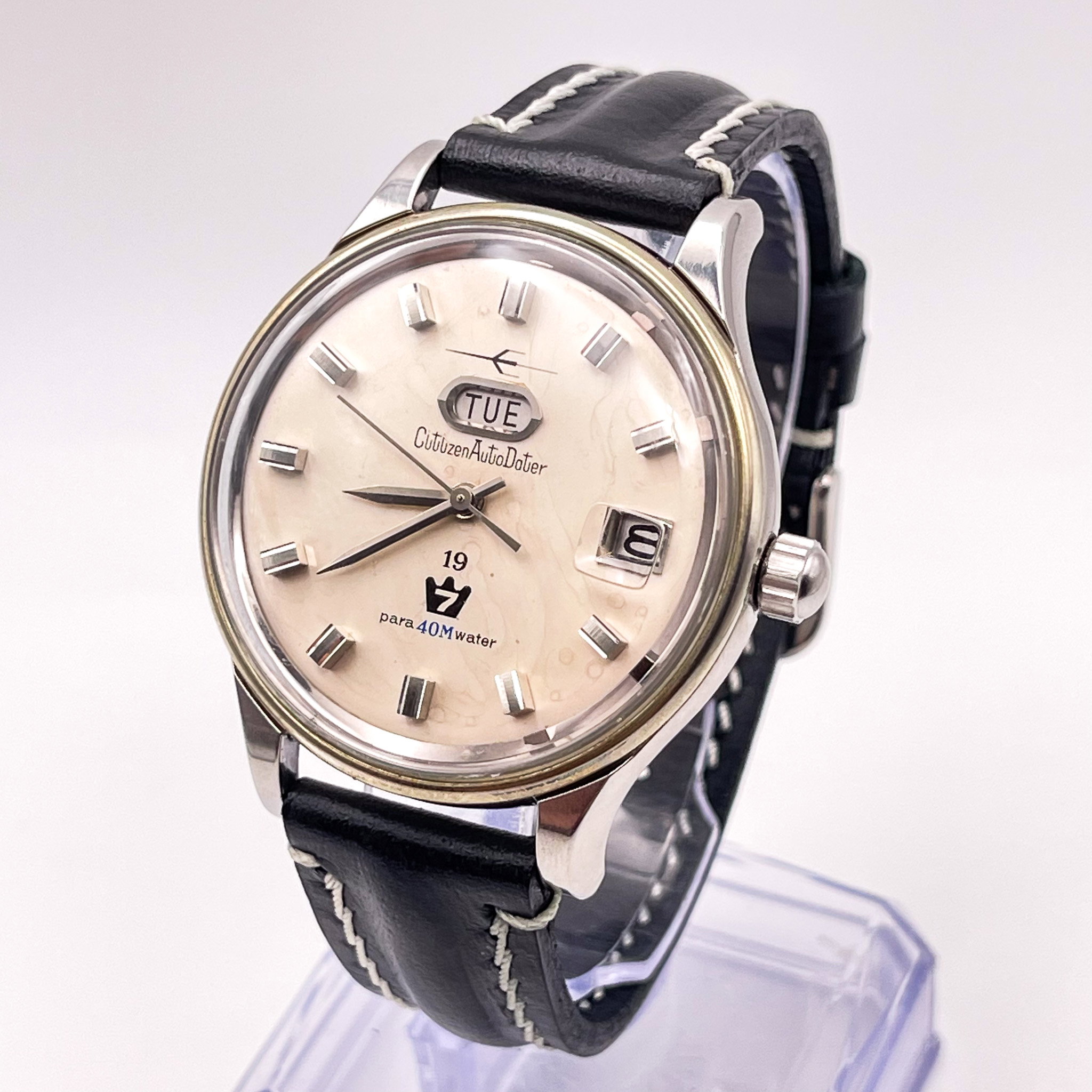 Citizen - Auto Dater 7 [Serviced] 珠光 (Shūkō) – Pearl Light - No reserve price - 41002140 - Men - 1964