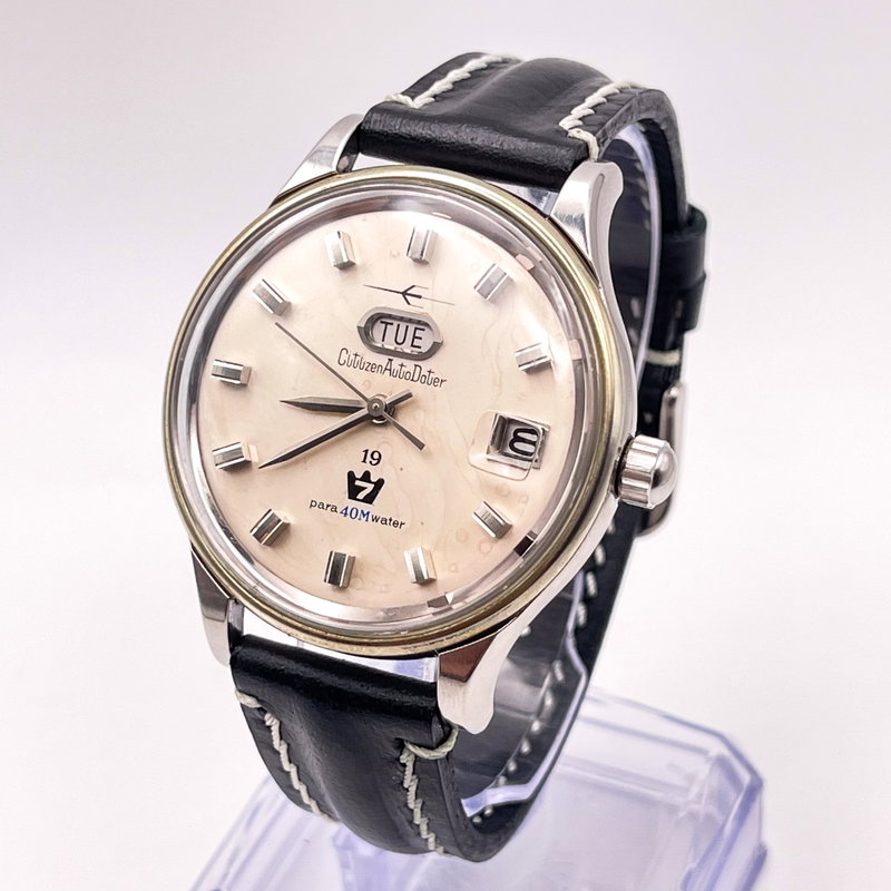 Citizen Citizen - Auto Dater 7 [Serviced] 珠光 (Shūkō) – Pearl Light - No reserve price - 41002140 - Men - 1964 vintage watch - image 1