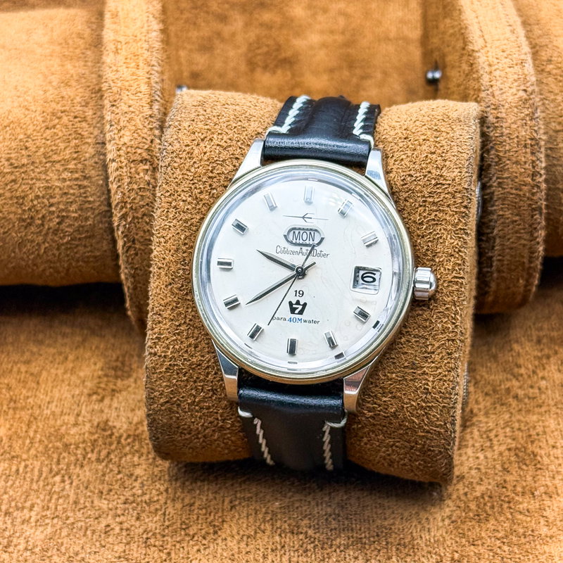 Citizen Citizen - Auto Dater 7 [Serviced] 珠光 (Shūkō) – Pearl Light - No reserve price - 41002140 - Men - 1964 vintage watch - image 3
