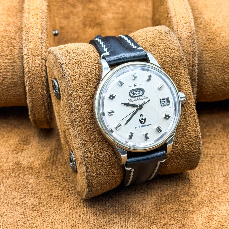 Citizen Citizen - Auto Dater 7 [Serviced] 珠光 (Shūkō) – Pearl Light - No reserve price - 41002140 - Men - 1964 vintage watch - image 5