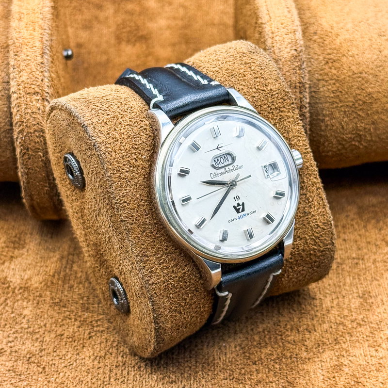Citizen Citizen - Auto Dater 7 [Serviced] 珠光 (Shūkō) – Pearl Light - No reserve price - 41002140 - Men - 1964 vintage watch - image 6