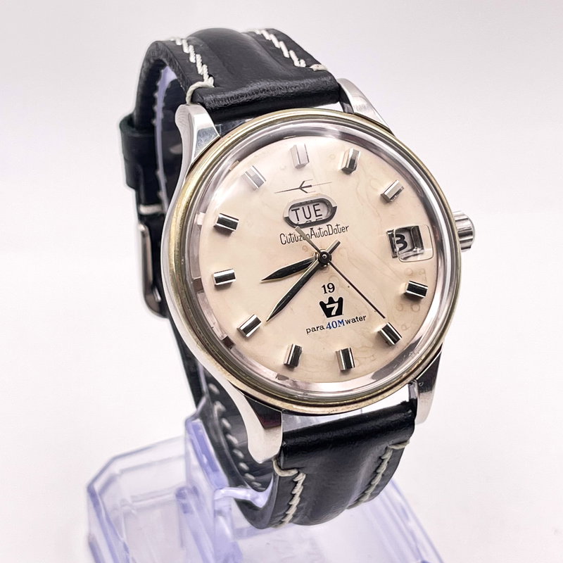 Citizen Citizen - Auto Dater 7 [Serviced] 珠光 (Shūkō) – Pearl Light - No reserve price - 41002140 - Men - 1964 vintage watch - image 21