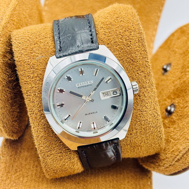Citizen Citizen - Automatic 26 Jewels 銀彩 (Ginsai) – Silver Hue - No Reserve Price - 7200 - Men - 1971 vintage watch - image 2