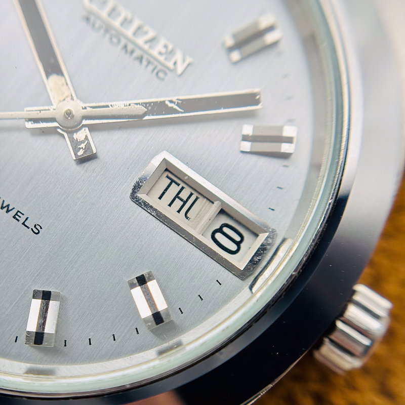 Citizen Citizen - Automatic 26 Jewels 銀彩 (Ginsai) – Silver Hue - No Reserve Price - 7200 - Men - 1971 vintage watch - image 11