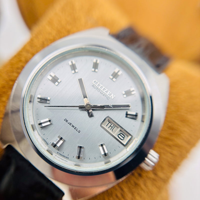 Citizen Citizen - Automatic 26 Jewels 銀彩 (Ginsai) – Silver Hue - No Reserve Price - 7200 - Men - 1971 vintage watch - image 12