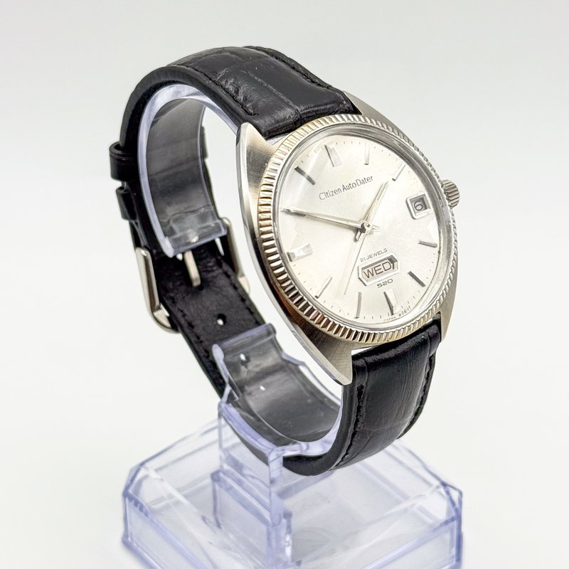 Citizen Citizen - Auto Dater 520 結影 (Ketsuei) – Bound Shadow - No reserve price - AD10825 - Men - 1966 vintage watch - image 4