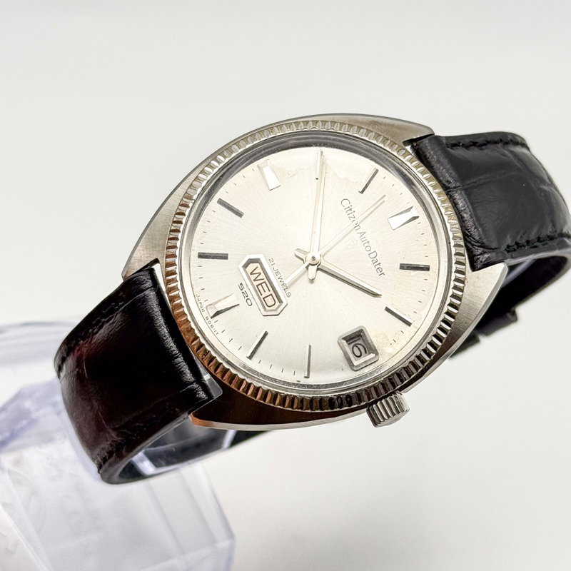 Citizen Citizen - Auto Dater 520 結影 (Ketsuei) – Bound Shadow - No reserve price - AD10825 - Men - 1966 vintage watch - image 8
