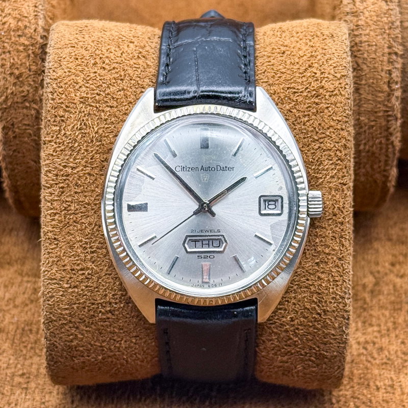 Citizen Citizen - Auto Dater 520 結影 (Ketsuei) – Bound Shadow - No reserve price - AD10825 - Men - 1966 vintage watch - image 17