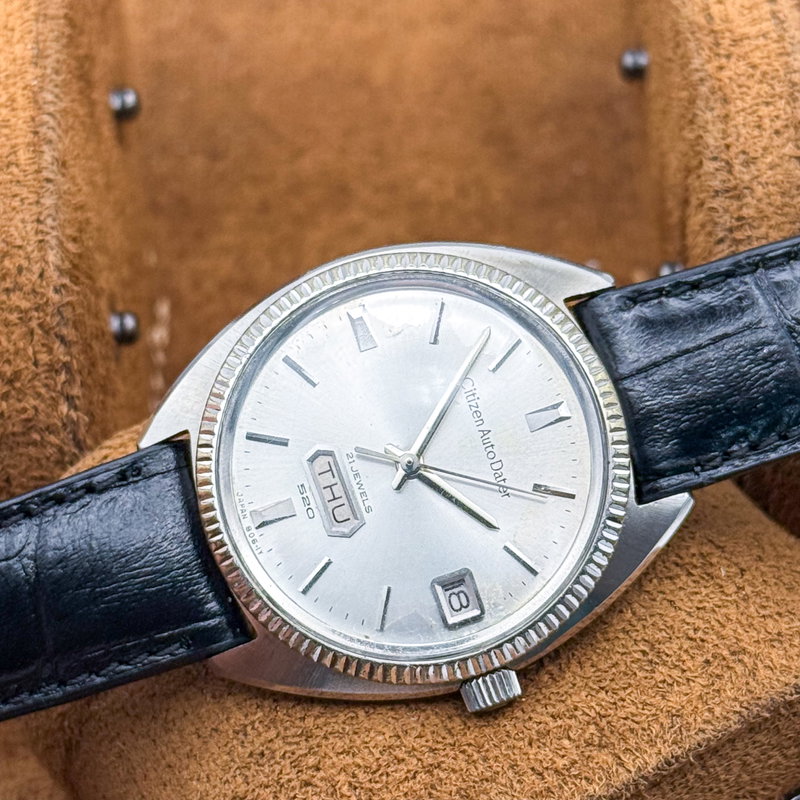 Citizen Citizen - Auto Dater 520 結影 (Ketsuei) – Bound Shadow - No reserve price - AD10825 - Men - 1966 vintage watch - image 19