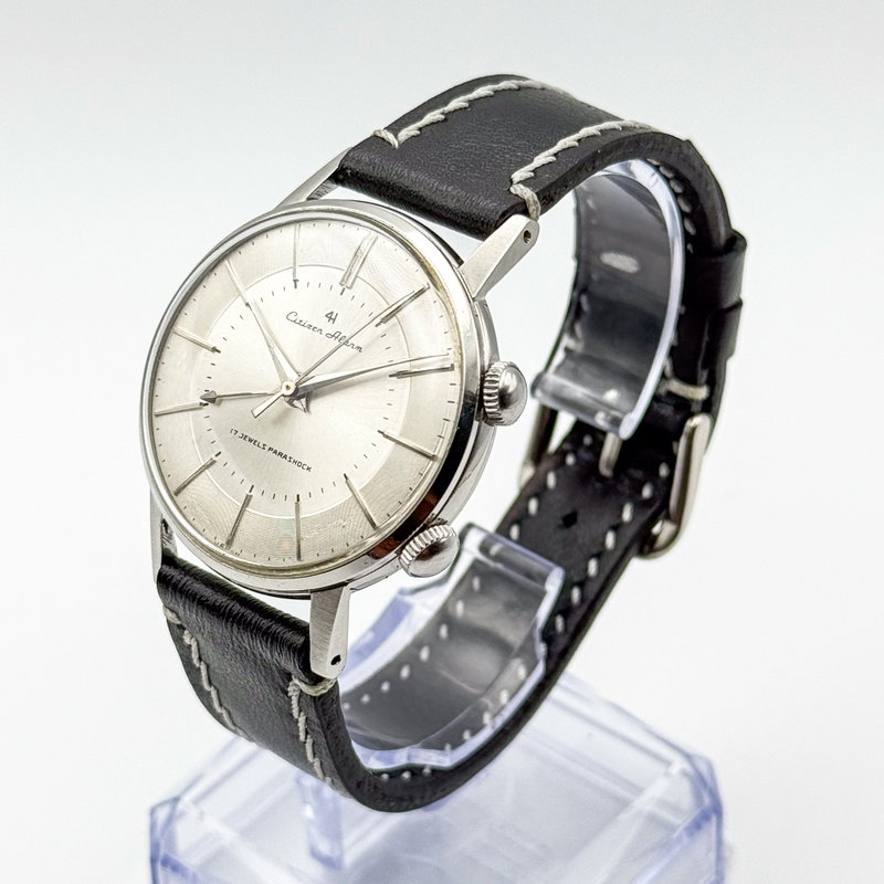 Citizen Citizen - Alarm 4H "Serviced" 銀鏡 (Ginkyō) – Silver Mirror - No reserve price - 1507062 - Men - 1960 vintage watch - image 3