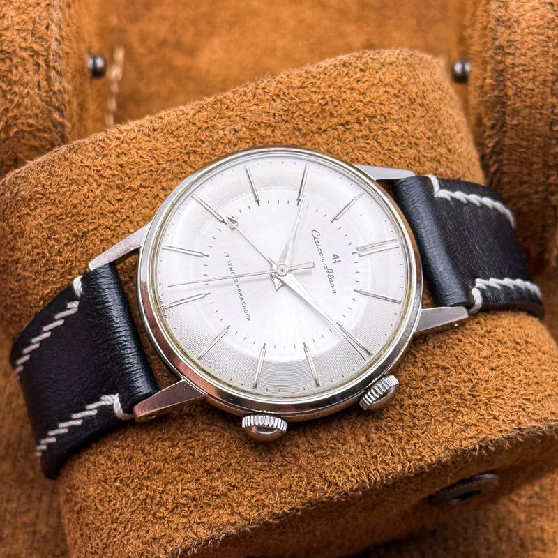 Citizen Citizen - Alarm 4H "Serviced" 銀鏡 (Ginkyō) – Silver Mirror - No reserve price - 1507062 - Men - 1960 vintage watch - image 15