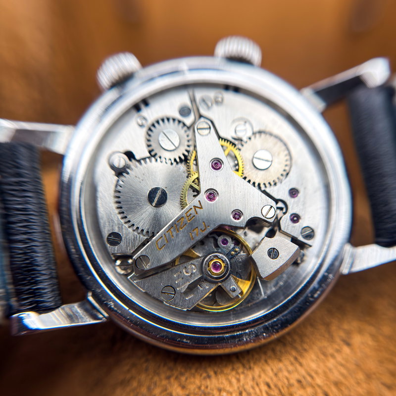 Citizen Citizen - Alarm 4H "Serviced" 銀鏡 (Ginkyō) – Silver Mirror - No reserve price - 1507062 - Men - 1960 vintage watch - image 25