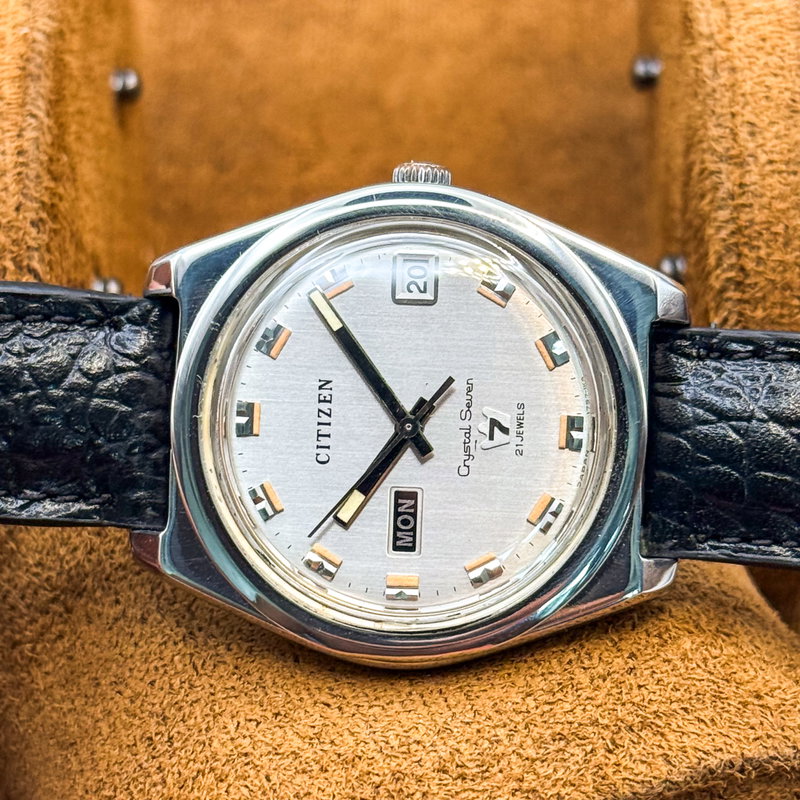 Citizen Citizen - Crystal Seven - No reserve price - 4-520343 Y 風華 – Fūka – Wind Elegance - Men - 1968 vintage watch - image 15