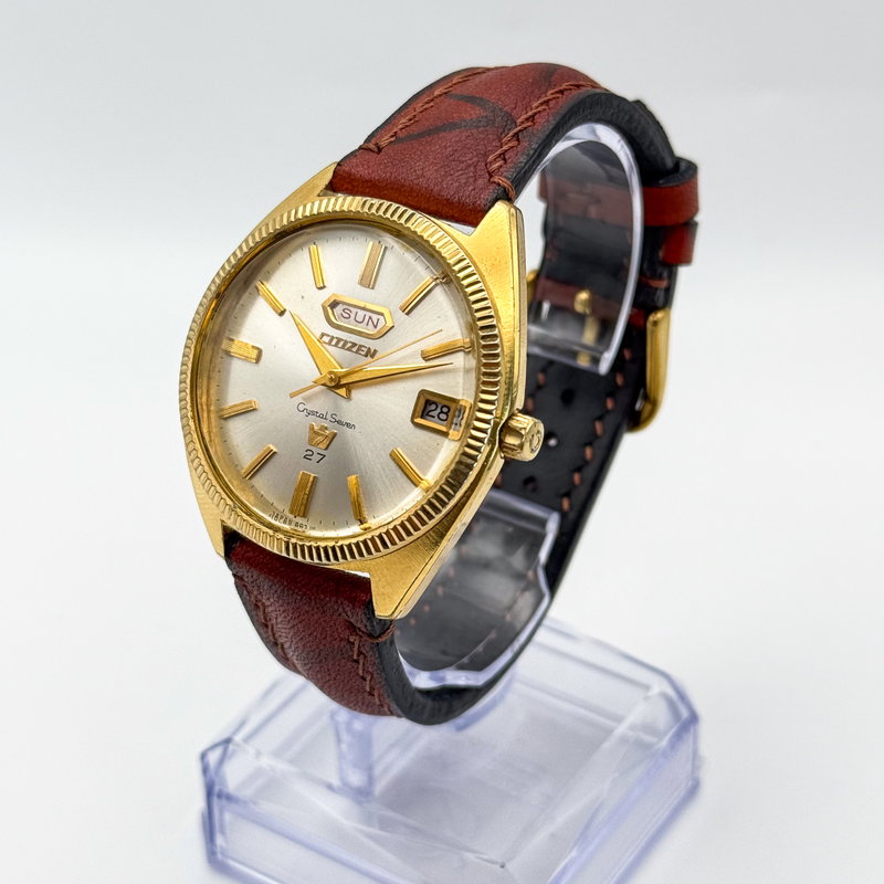 Citizen Citizen - Crystal Seven 27 奥光 (Okukō) – Inner Light - No reserve price - ACSS 2813-Y - Men - 1966 vintage watch - image 2