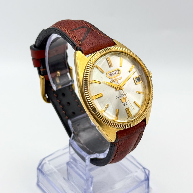 Citizen Citizen - Crystal Seven 27 奥光 (Okukō) – Inner Light - No reserve price - ACSS 2813-Y - Men - 1966 vintage watch - image 6