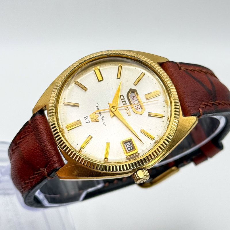 Citizen Citizen - Crystal Seven 27 奥光 (Okukō) – Inner Light - No reserve price - ACSS 2813-Y - Men - 1966 vintage watch - image 11