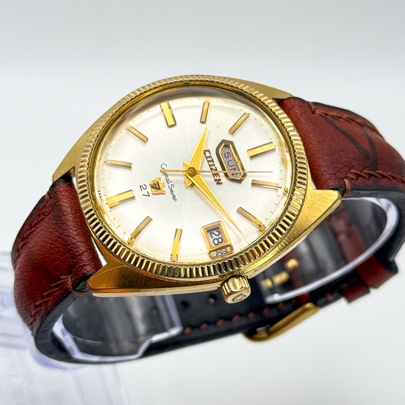Citizen Citizen - Crystal Seven 27 奥光 (Okukō) – Inner Light - No reserve price - ACSS 2813-Y - Men - 1966 vintage watch - image 12