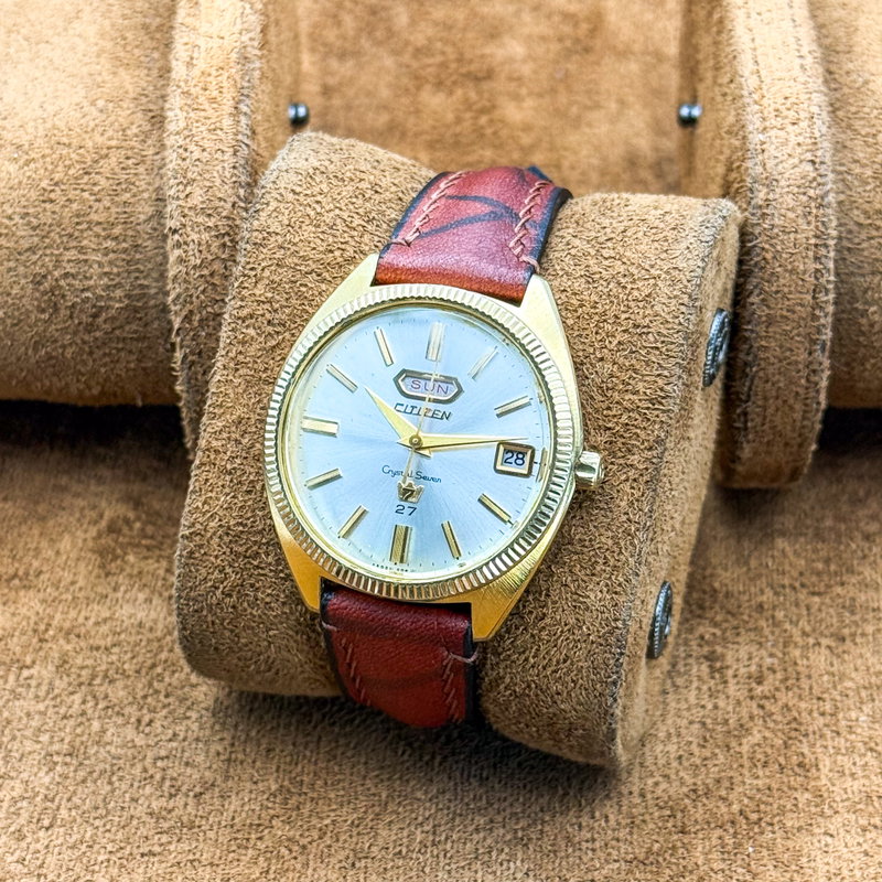 Citizen Citizen - Crystal Seven 27 奥光 (Okukō) – Inner Light - No reserve price - ACSS 2813-Y - Men - 1966 vintage watch - image 14