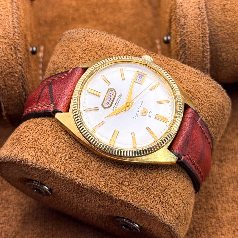 Citizen Citizen - Crystal Seven 27 奥光 (Okukō) – Inner Light - No reserve price - ACSS 2813-Y - Men - 1966 vintage watch - image 17