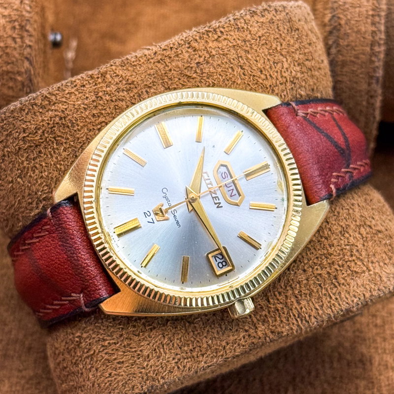 Citizen Citizen - Crystal Seven 27 奥光 (Okukō) – Inner Light - No reserve price - ACSS 2813-Y - Men - 1966 vintage watch - image 19
