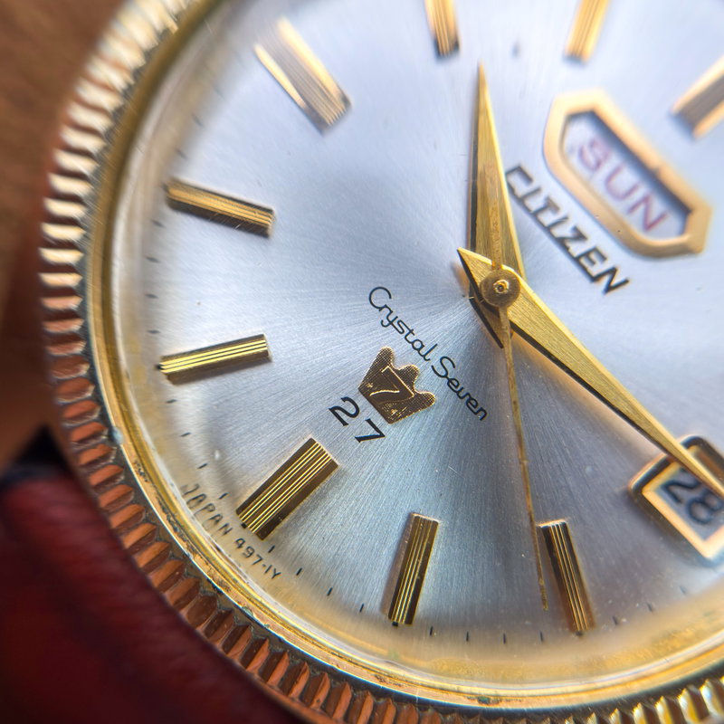 Citizen Citizen - Crystal Seven 27 奥光 (Okukō) – Inner Light - No reserve price - ACSS 2813-Y - Men - 1966 vintage watch - image 21